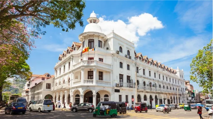 Queens hotel, in front of Temple Of Tooth, Kandy, Sri Lanka