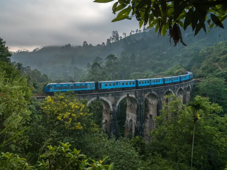 Scenic train ride to Ella, Sri Lanka
