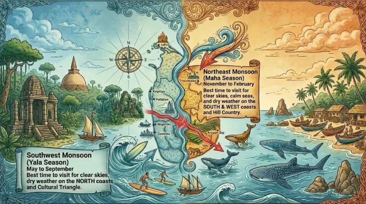 rainy season in sri lanka - monsoon guide