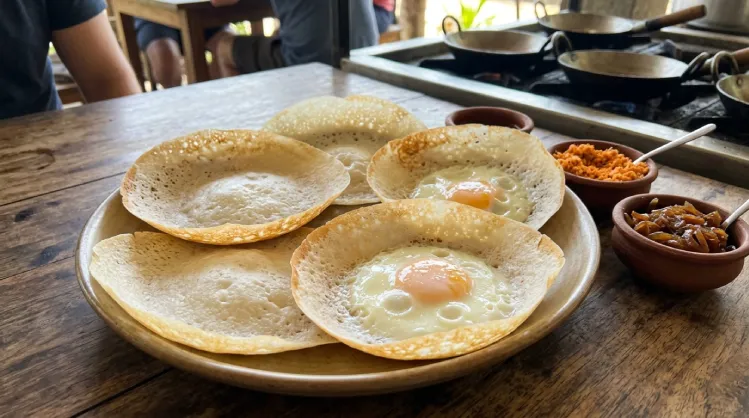 Traditional Sri Lankan Foods You Must Try at Least Once 2 hoppers and egg hoppers