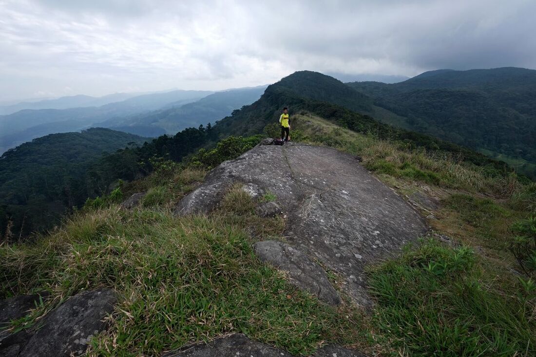 man experiencing the beauty