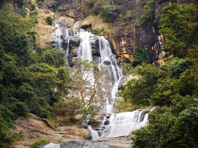 Most Beautiful Waterfalls in Sri Lanka Worth Visiting 4 Ravana falls, one of ythe famous waterfalls in sri lanka