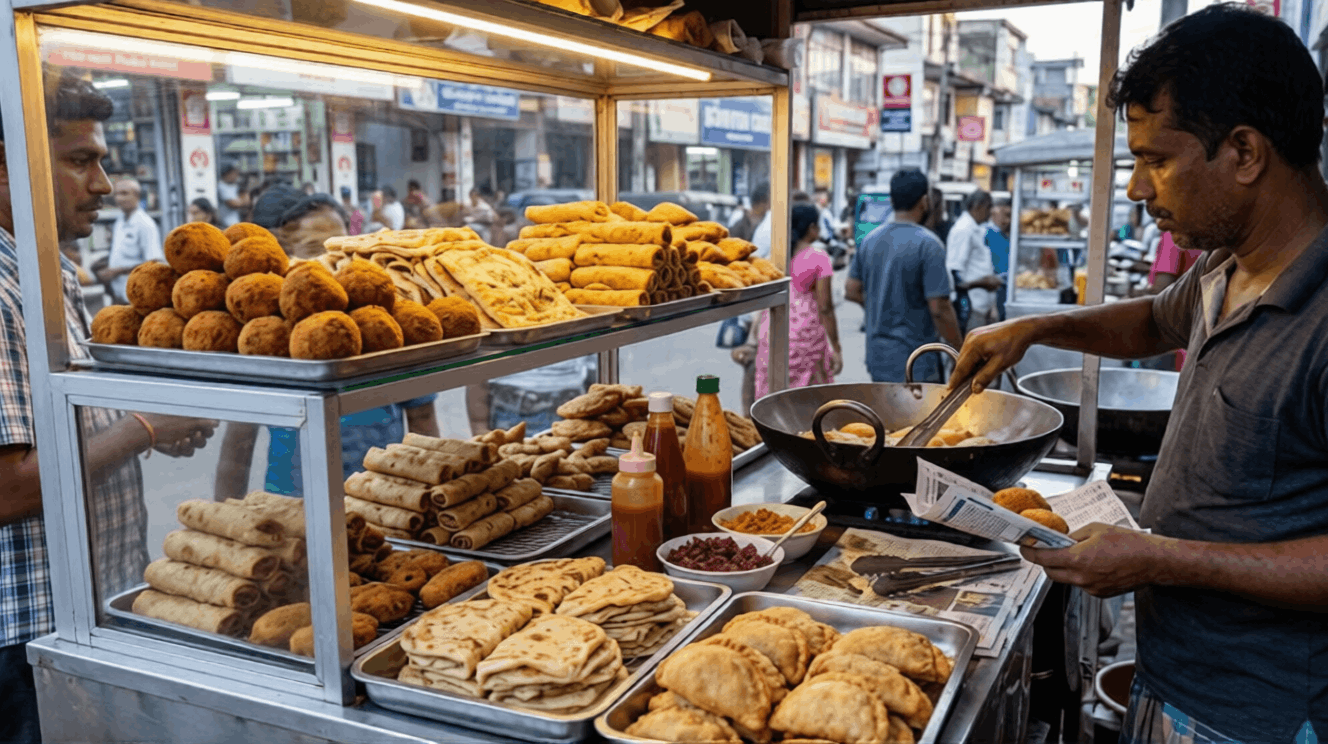 Best Sri Lankan Street Food and Where to Find It 3 local snacks and short eats sri lanka