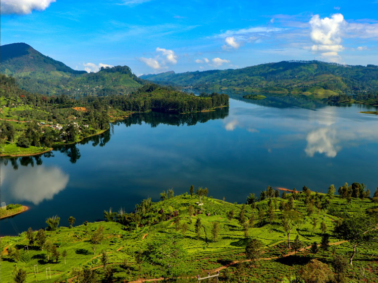 a scenic view in Maskeliya, Sri Lanka
