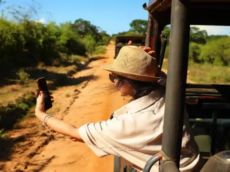 Girl taking a selfie