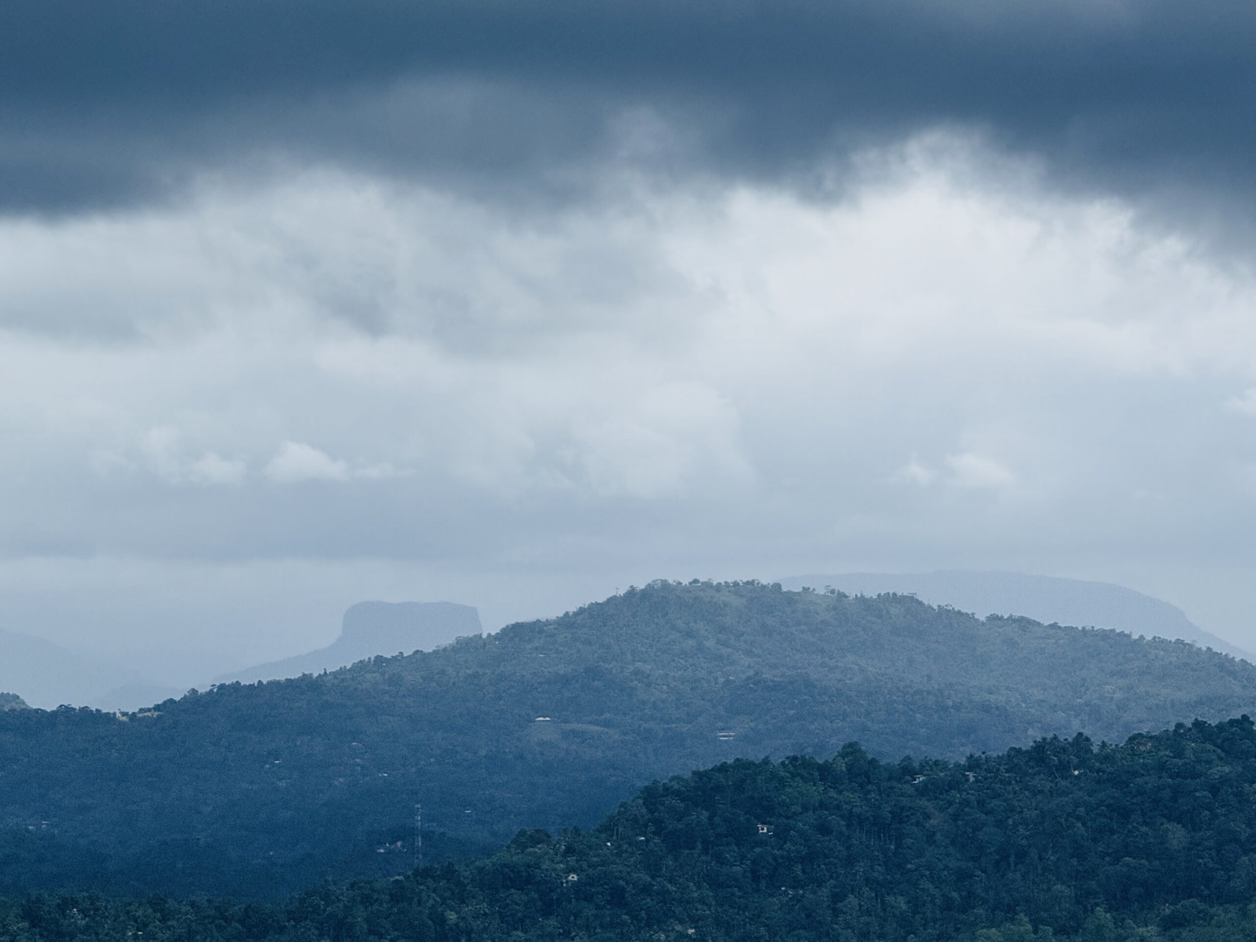 Bible Rock, clearly visible from Nelligala temple on a clear day Bible Rock, clearly visible from Nelligala temple on a clear day