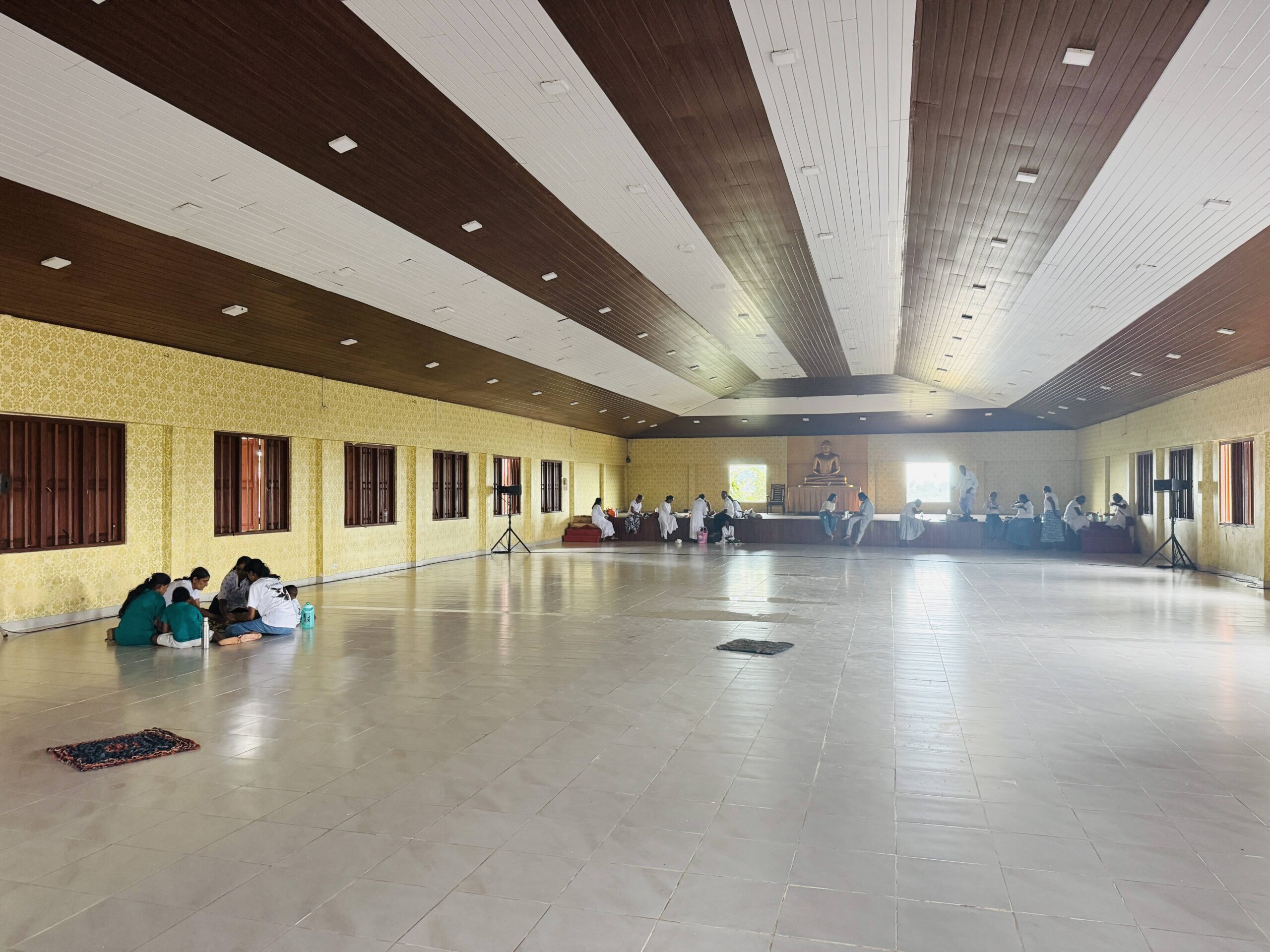 Nelligala International Buddhist Centre, Kandy: A Complete Visitor's Guide 13 The large meditation hall at Nelligala
