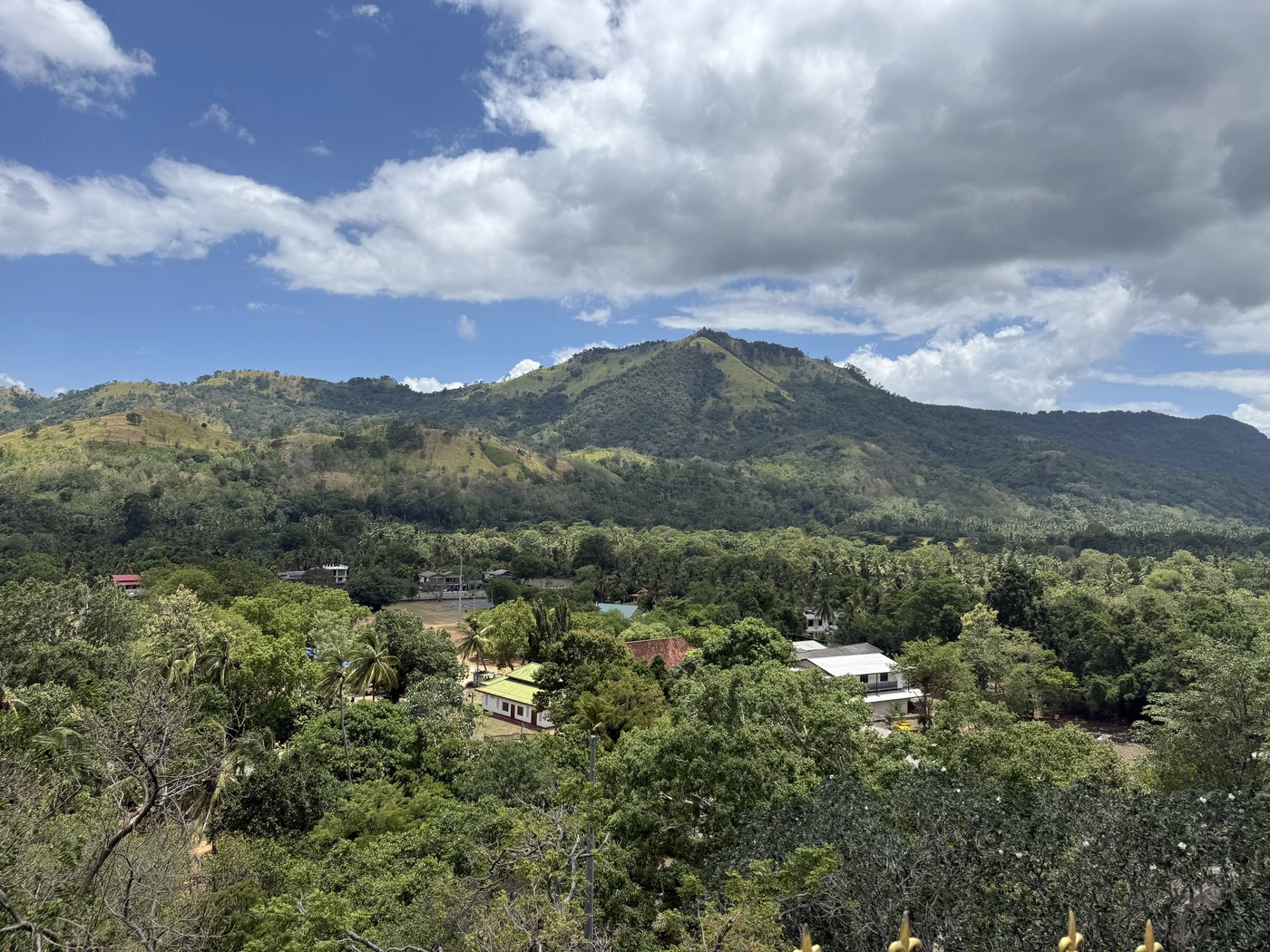 View from the Sankapala temple hilltop